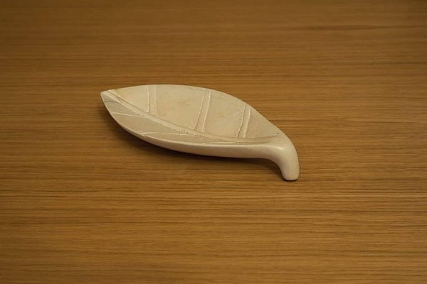portasapone a forma di foglia